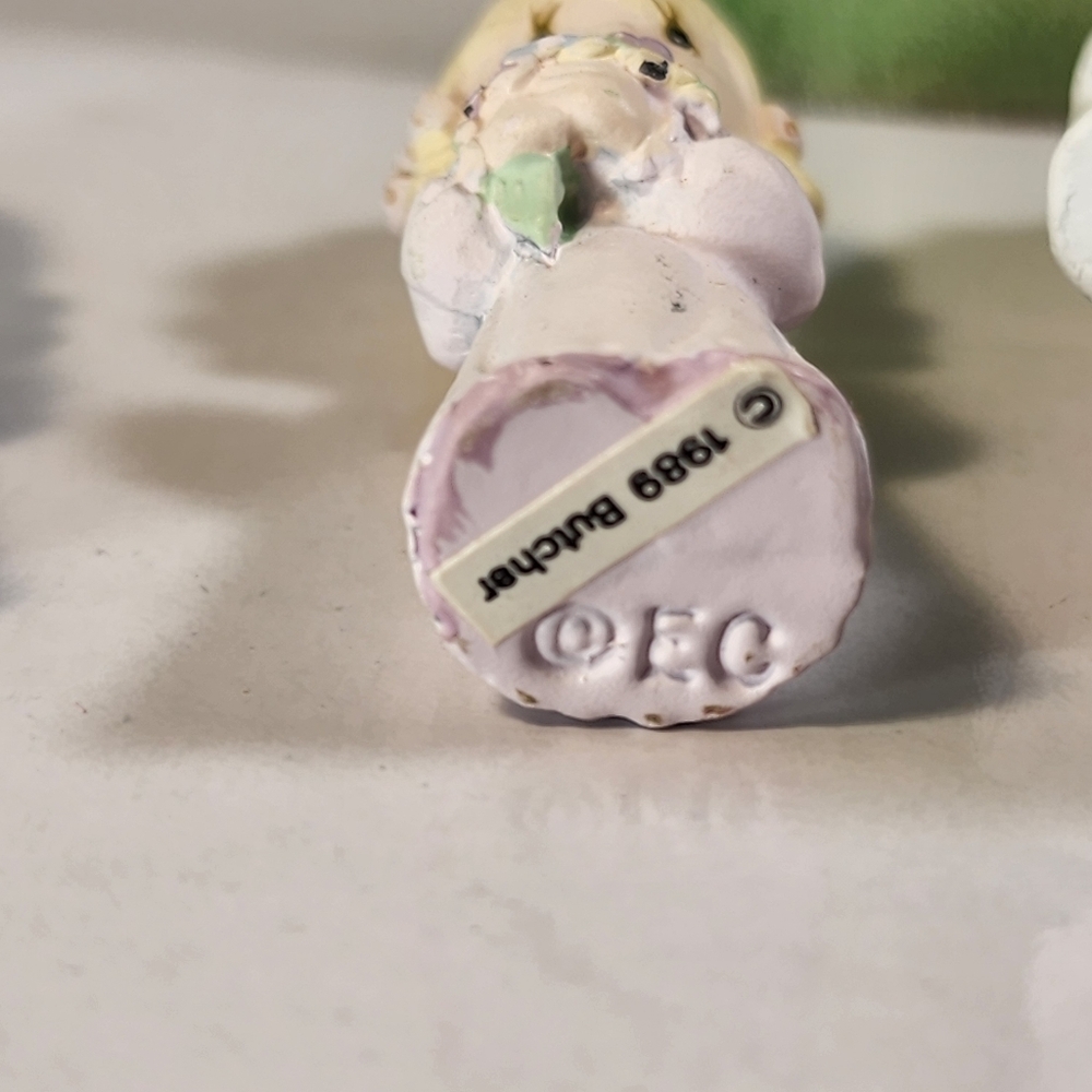 1989 Enesco Precious Moments Mini Pewter Wedding Party Set. - Picture 10 of 16